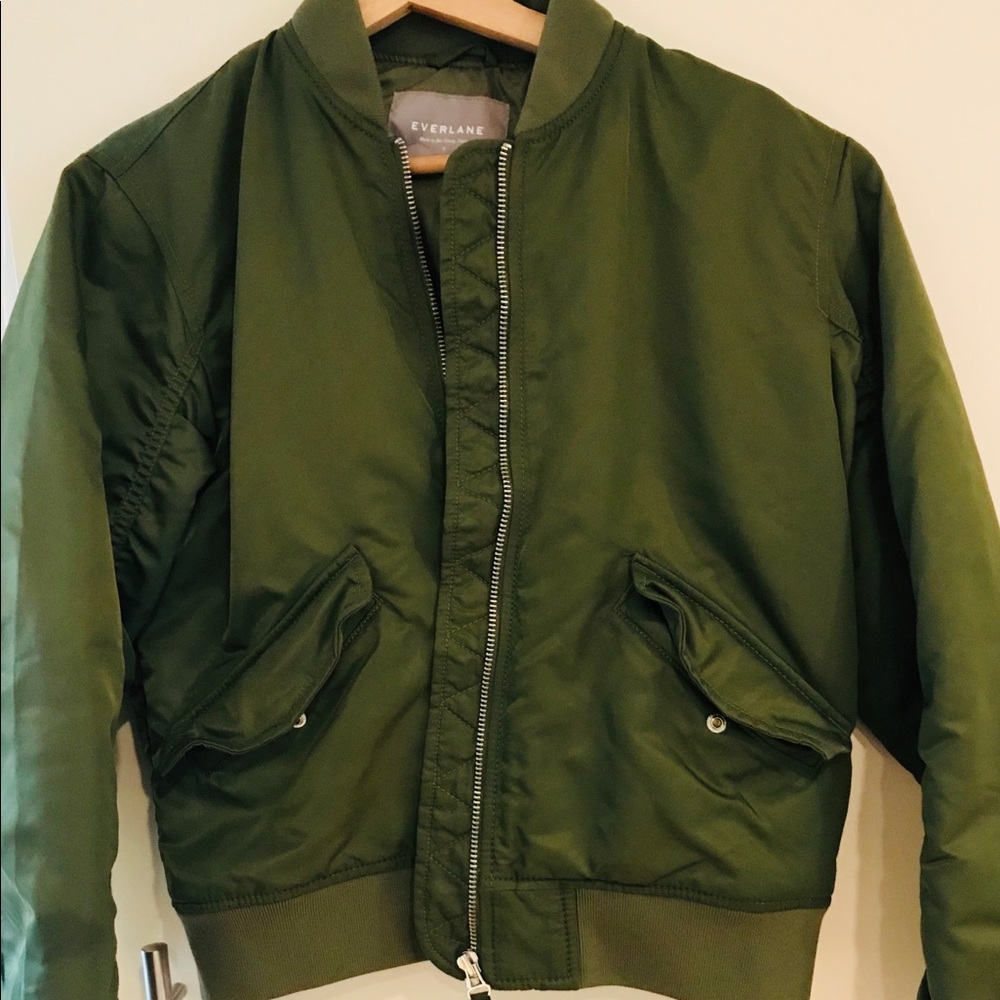Everlane bomber jacket